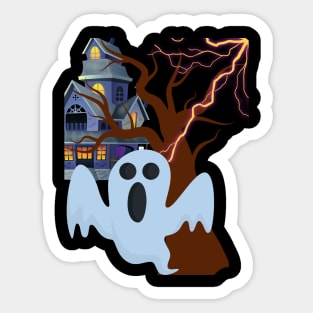 The Scary Night Sticker